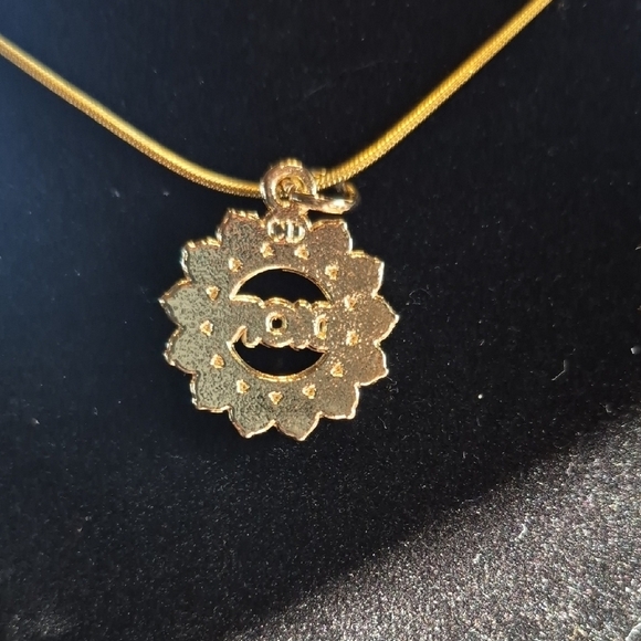 Upcycled Gold Necklace with Pearl Accents #5 - Picture 2 of 2